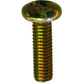 Phillips Pan Head License Plate Screw - M6-1.0 Diameter; 20mm Length; Phillips Drive Type (100 per pack)