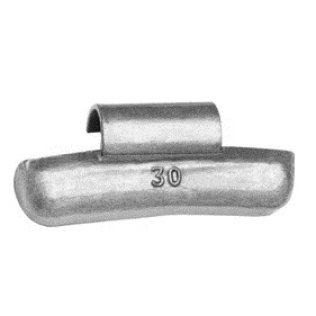 FN Series Polymer-Coated Lead Clip-on Wheel Weight - 50 g. (25 per pack)