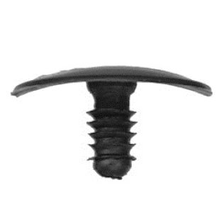 Upper Grille Attachment - 1-1/4 Head Diameter; 5/16 Stem Diameter; 1/2 Stem Length; Black Nylon (25 per pack)
