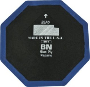 Tire Repair Bias-Ply Chemical Cure Patches (10 per pack)