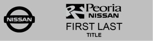 Peoria Name Badge - Name & Title
