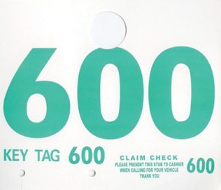 Service Control Tags (1000 per box)