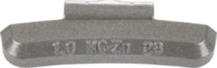 MCZ Series Polymer-Coated Zinc Clip-on Wheel Weight - 2-3/4 oz. (Pack of 25)