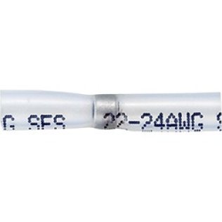 Butt Connector 24-22 AWG, Clear (Pack of 50)