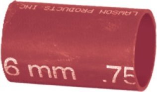 Heat Shrink 2-4/0 AWG, Red, 1.10" I.D. Before Shrinkage .375" I.D. After Shrinkage Shrink Ratio-3 to 1 (Pack of 5)