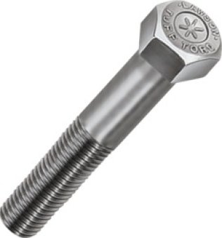 Tuff-Torq® - Hex Cap Screw, Grade 8, Alloy Steel, Zinc Finish, 3/8-16 x 3/4 " (Pack of 100)