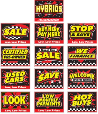 Curb Sign (Minimum order of 2)