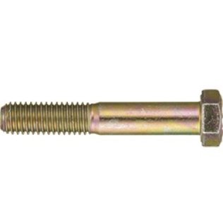 Hex Cap Screw, Grade 8, Alloy Steel, Yellow Zinc Finish, 7/16-20 x 2-1/2 " (Pack of 50)