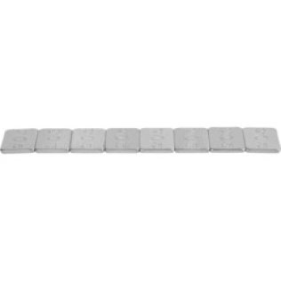 Adhesive Wheel Weight for HD Trucks, Low-Profile, Nano-Coated Steel, 0.50 oz. Segments, 8 Segments per Strip, 4 oz. Total Strip Weight (Pack of 28)