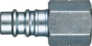 Dixon - Heavy-Duty Quick Disconnect Plug Steel 3/8 High Flow Female NPTF 3/8-18 (Pack of 1)