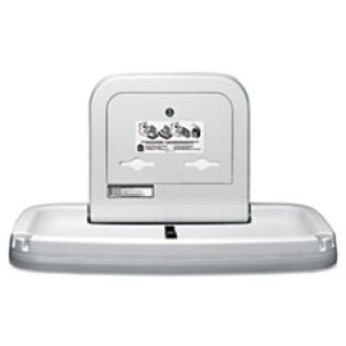 Changing Table Horizontal 35 3/16" W x 22 1/4" H Gray