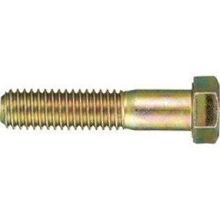 FalconGrip® - Hex Cap Screw, Grade 8, Alloy Steel, Yellow Zinc Finish, 7/16-14 x 2 " (Pack of 50)
