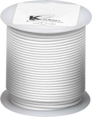 Cross Linked Primary Wire-12 AWG, White, 100' Length, Temperature Rating (-67 to 257)° - Meets SAE J1128, Type SXL, GXL, and TXL (Pack of 1)