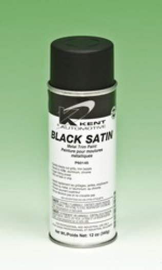 Black Satin Metal Trim Paint 16 oz. Aerosol Can (Pack of 1)