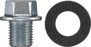Metric Drain Plug with Gasket - M12-1.25 Thread Size (Pack of 10)