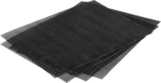 Tuff-Grit - Screen Mesh Abrasive Sheet, Silicon Carbide Grain, 9" Width x 11" Length, 80 Grit (Pack of 25)