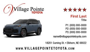 Village Pointe Toyota Rav4 Business Card