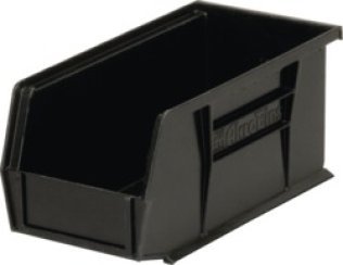Akro-Mils® - AkroBin®, Black, 10-7/8" x 5-1/2" x 5" (Pack of 12)