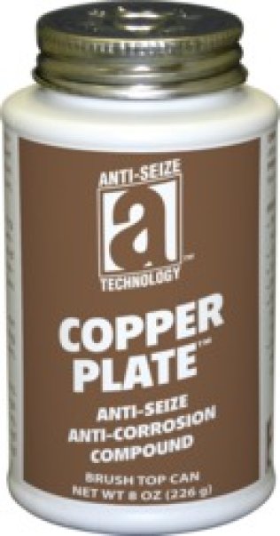 Anti-Seize Technology™ - Copper Plate™ Anti-Seize Anti-Corrosion Compound, Paste Form, 8oz Brush Top Can (Pack of 1)