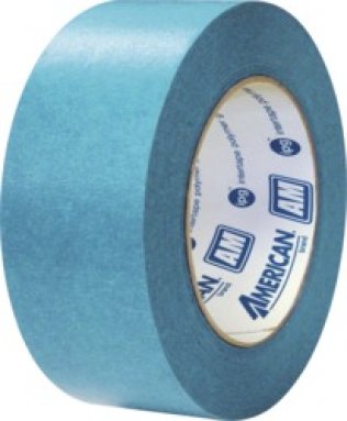 American® - AM Aqua Paper Masking Tape, Medium Grade, 6.6mil Thickness, 18mm x 54.8m (Pack of 12)