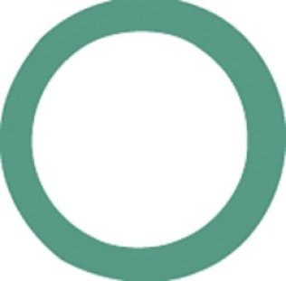 Air Conditioning O-Ring for GM/Ford/Nissan/Toyota, HNBR, Green (Pack of 10)