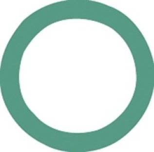 Air Conditioning O-Ring for #10 GM Dual Fitting, HNBR, Green (Pack of 10)