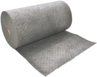 Spilfyter - Economy Grade Universal Sorbent Roll, Gray, 52 Gallons/Roll Absorption Capacity, Double Weight, 32" x 150' (Pack of 1)