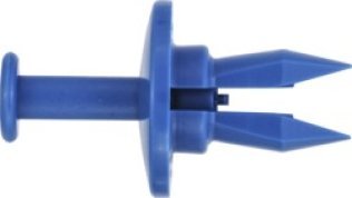 Radiator Air Baffle and Trim Panel Retainer, Nylon, White, 3/4" Top and 15/16" Bottom Head, 5/16 x 3/4" Stem Size (Pack of 25)