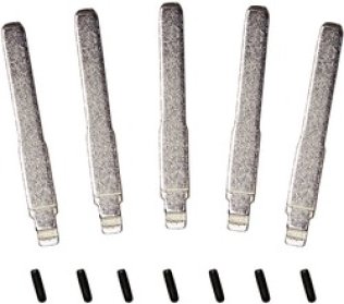 Flip Blade Replacement Key for Ford, Generic Logo, High-Security Blade (Pack of 5)