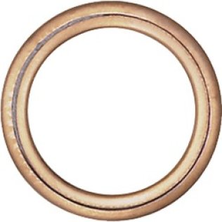 Copper Crushable Drain Plug Gasket, M16 ID x M22 OD, 2mm Thickness (Pack of 10)