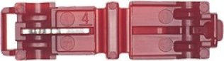 Self-Stripping T-Tap Female Quick Slide Connector, Fully Insulated, 22 to 18 AWG, 1/4" Tab Width (Pack of 25)