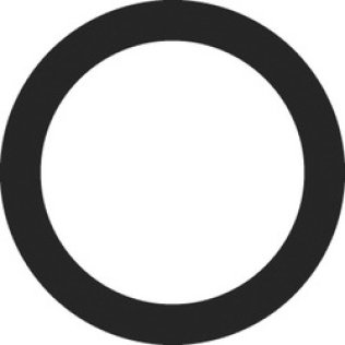 Industrial O-Ring, Nitrile, Black, Dash No. 211, 13/16" ID x 1-1/16" OD x 1/8" Thickness (Pack of 50)