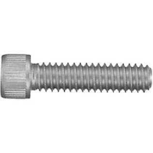 Socket Head Cap Screw, 18-8 Stainless Steel, Plain Finish, Coarse Thread, 3/16" Hex Key, 1/4-20 x 5/8" (Pack of 25)