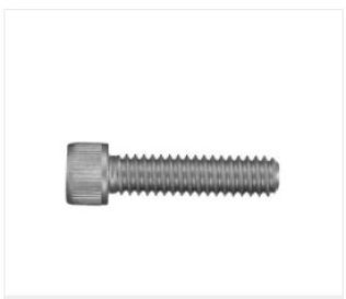 Socket Head Cap Screw, 18-8 Stainless Steel, Plain Finish, Coarse Thread, 3/8" Hex Key, 1/2-13 x 1" (Pack of 10)