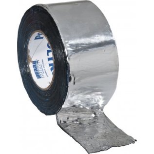 Super Flash Repair Tape, Aluminum, Dark Grey, Silver Foil Liner, 60mil Thickness, 3" x 30' (Pack of 1)