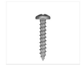 Phillips Pan Head Sheet Metal Screw, 18-8 Stainless Steel, #10 Diameter, 3/4" Length (Pack of 100)