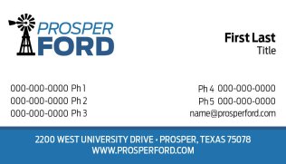 Prosper Ford Business Cards