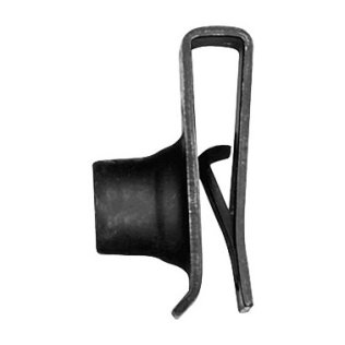 Extruded U-Nut, Steel, Phosphate, Black, 5/16-18 Thread Size, 0.01-0.165" Panel Range (Pack of 50)