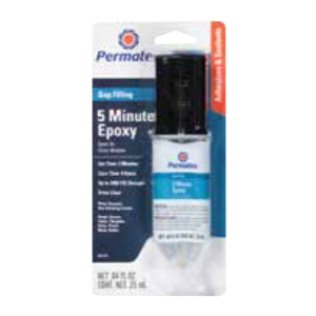 PermaPoxy 5Min Epoxy 84101 Dual Syringe .84oz Gen-Purp