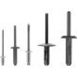 Aluminum and Nylon Rivets (N) (Pack of 1)
