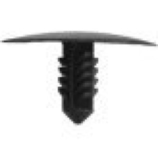 Hood Insulation Retainer for GM, Plastic, Black, 32mm Head, 16.5mm Stem Length, 1-4mm Panel Range (Pack of 10)