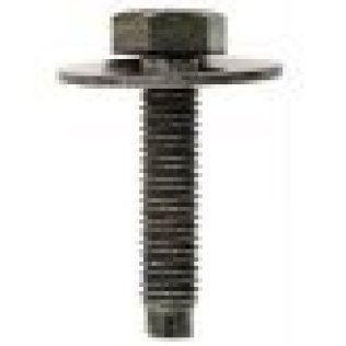 Phillips Hex Head SEMS Bolt for Subaru Forester/Legacy 1995+, Black Zinc, M5-0.8 Diameter, 23mm Length, 8mm Hex Size, 18mm Washer (Pack of 50)