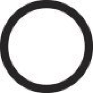 Industrial O-Ring, Nitrile, Black, 23mm ID x 2.5mm Thickness (Pack of 50)