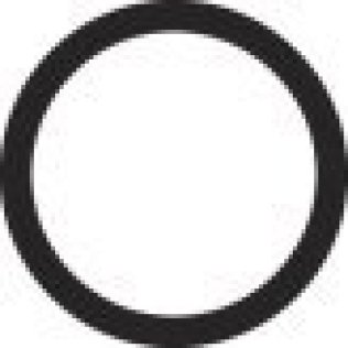 Industrial O-Ring, Nitrile, Black, 18mm ID x 2mm Thickness (Pack of 50)