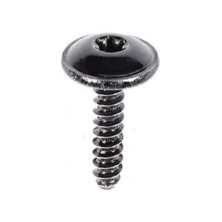 TORX Truss Head Tapping Screw for Audi/VW 1998+/BMW, T25 Drive, Black Zinc, M4.8-1.61, 18mm Length, 15mm Head (Pack of 25)