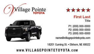 Village Pointe Tundra Business Card