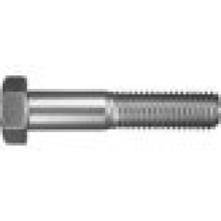 Hex Cap Screw, Grade 5, Steel, Zinc Finish, Coarse Thread, 15/64" Head Height, 9/16" Across Flats, 3/8-16 x 4" (Pack of 25)