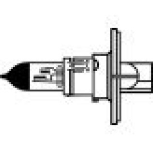 "H13 Halogen Miniature Bulb, Lower/Upper Beam, 55/60 Watts at 12.8 Volts, 12 Volts, Straight Base, 1050/210 Life Hours (Pack of 1) "