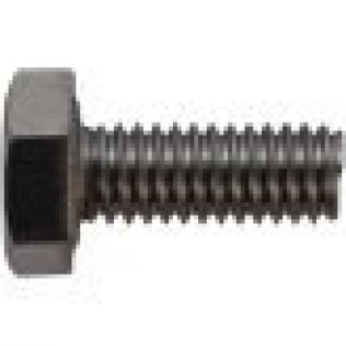 DIN 933 Hex Cap Screw, A4 Stainless Steel, Plain Finish, Coarse Thread, 3.5mm Head Height, 8mm Across Flats, M5-0.8 x 35mm (Pack of 25)