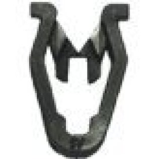 Interior Trim Clip for Hyundai Azera, Nylon, Black, 7.5mm Width, 16mm Overall Length (Pack of 100)